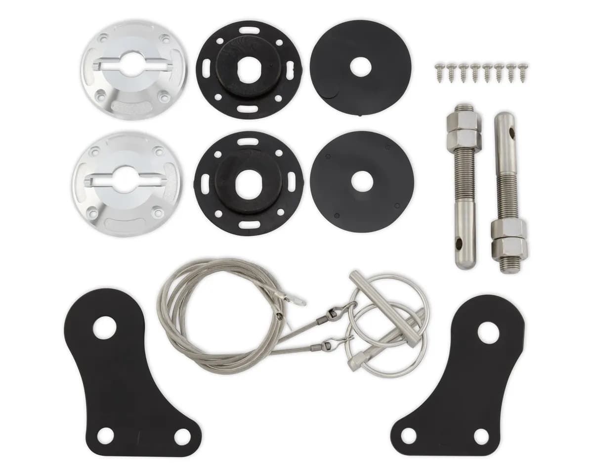 Drake Muscle Cars 05-09 Billet/Ss Hood Pin Set