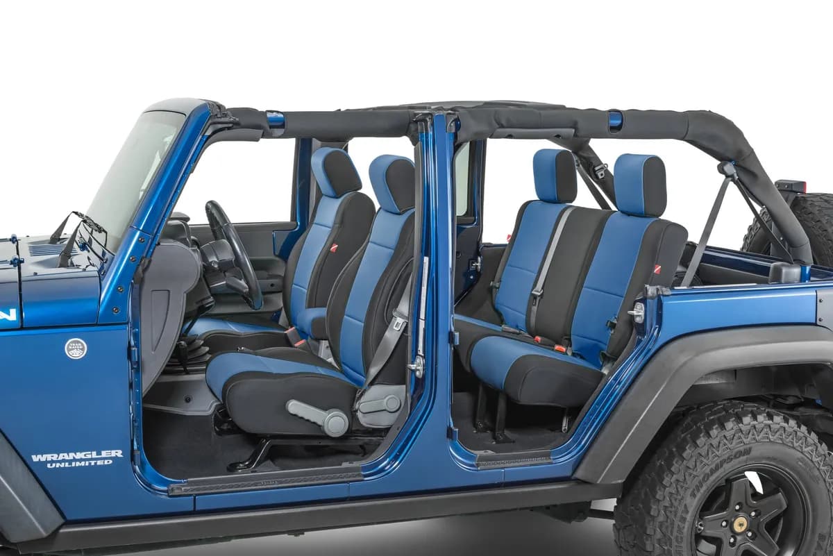 Jeep Wrangler Neoprene Console Lid Cover for 07-10 Jeep Wrangler JK Red Diver Down