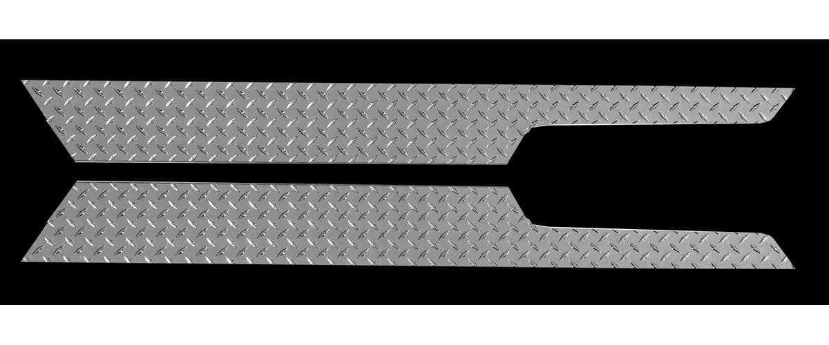 Jeep Wrangler TJ Sideplates w/ 1" Lip
