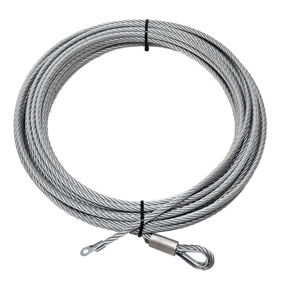 Wire Winch Rope 3/8in x 85ft