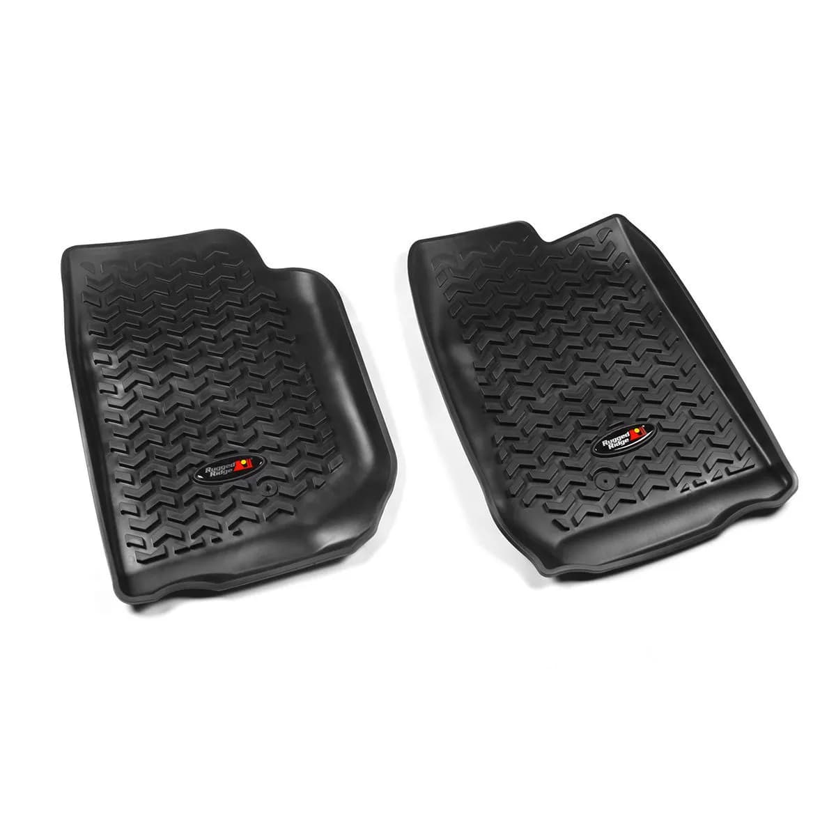 0716 Wrangler JK All Terrain Floor Linerfront Pairblack