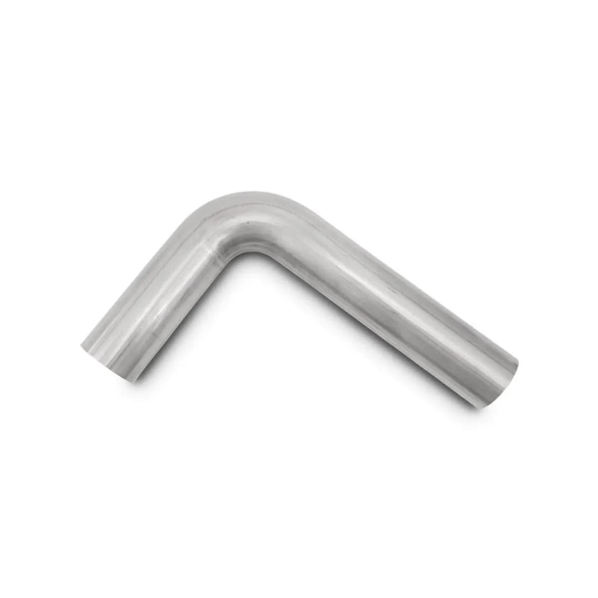 90 Degree Stainless Steel Bend; 2.75 in. OD; 4.125 in. Centerline Radius; 5 in. Leg Length From Tangent 1; 12 in. Leg Length From Tangent 2;