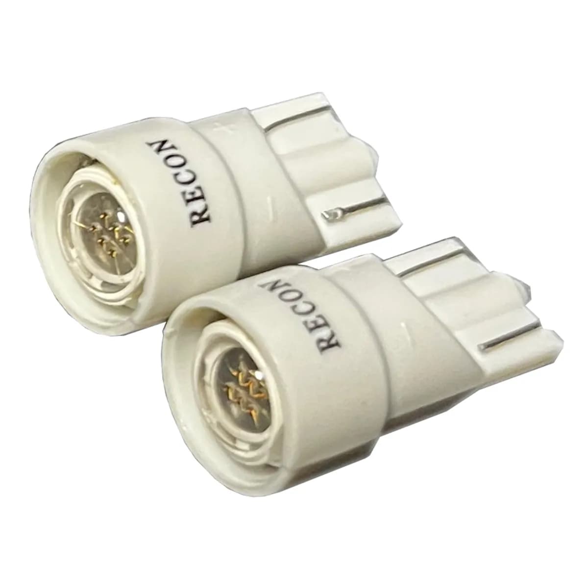 194 168 High-Power 1-Watt LED Bulbs Wedge Style - WHITE Two Bulbs Per Package