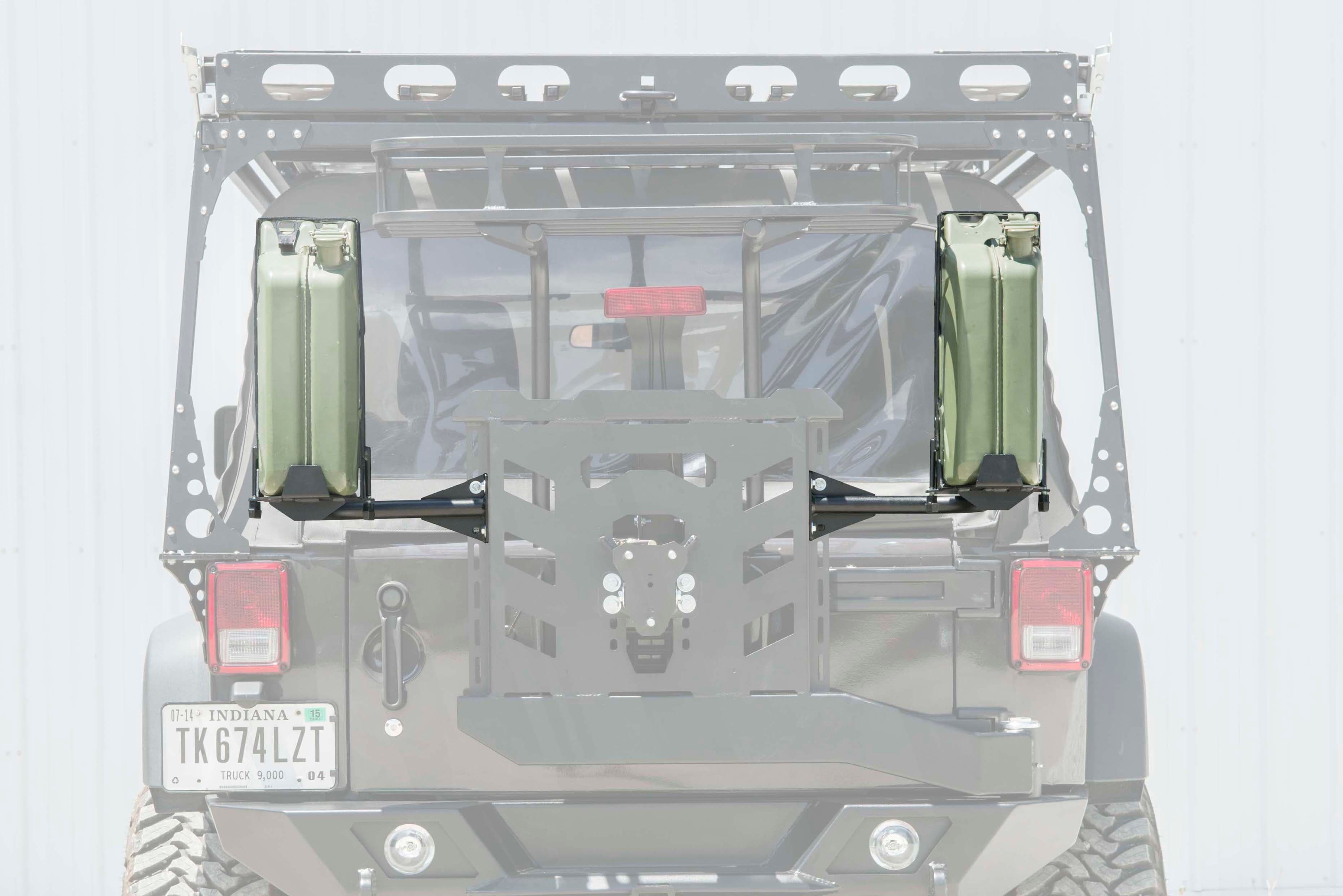 LOD Destroyer 5 Gallon Jerry Can Mount / Passenger Side Black Powder Coated - JL/JK product image