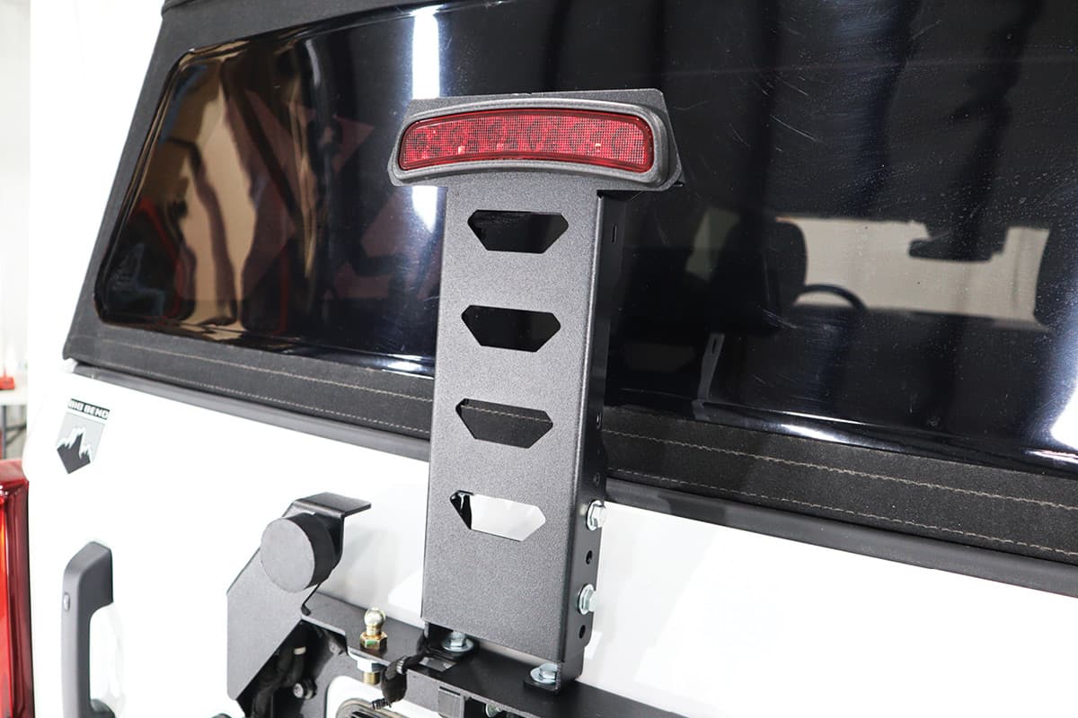 2021+ Bronco Destroyer 3rd Brake Light Mount (Black Powder Coated) product image