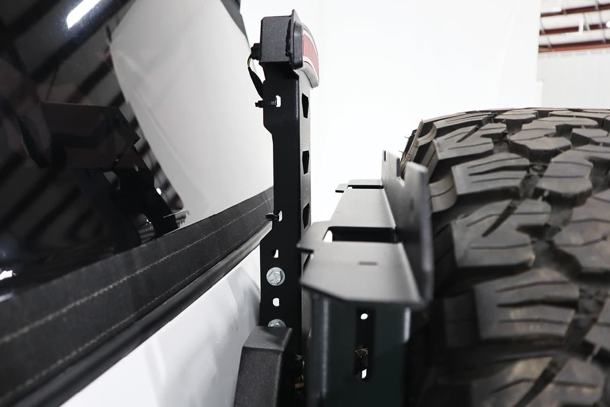 2021+ Bronco Destroyer 3rd Brake Light Mount (Black Powder Coated) product image