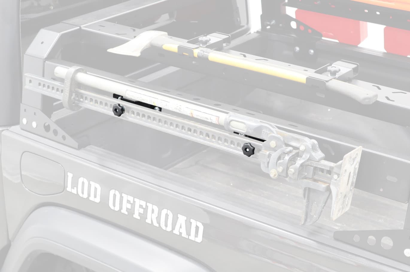 LOD Black Ops Bed Rack Hi Lift Mount (Black Powder Coated) product image
