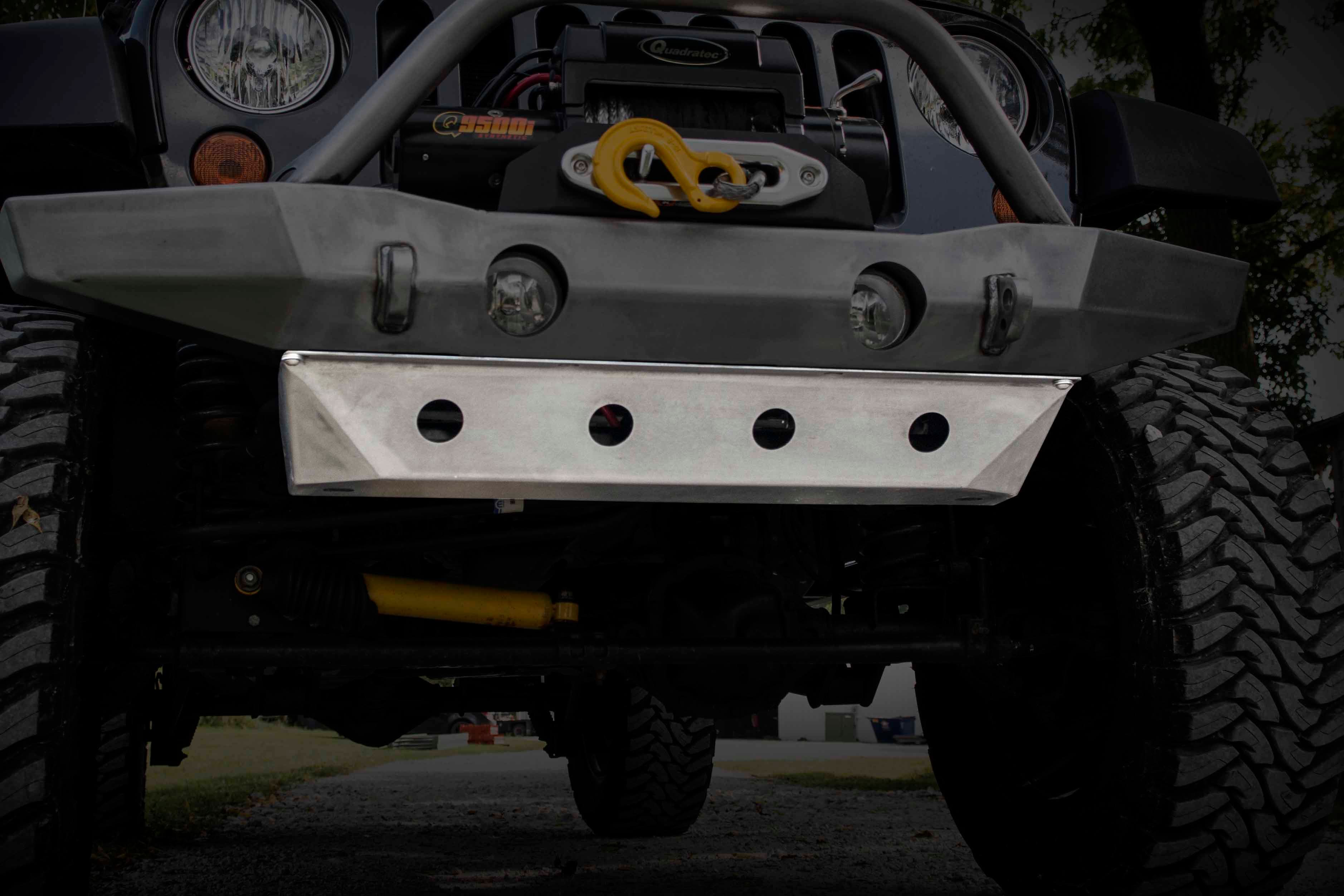 LOD Destroyer Front Bumper Skid Plate Black Powder Coated - JK product image
