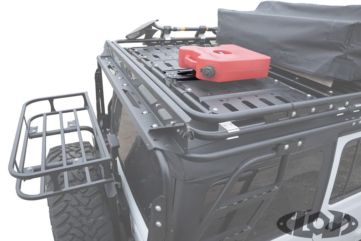 Destroyer Roof Rack Rotopax Mount (Black Powder Coated) product image