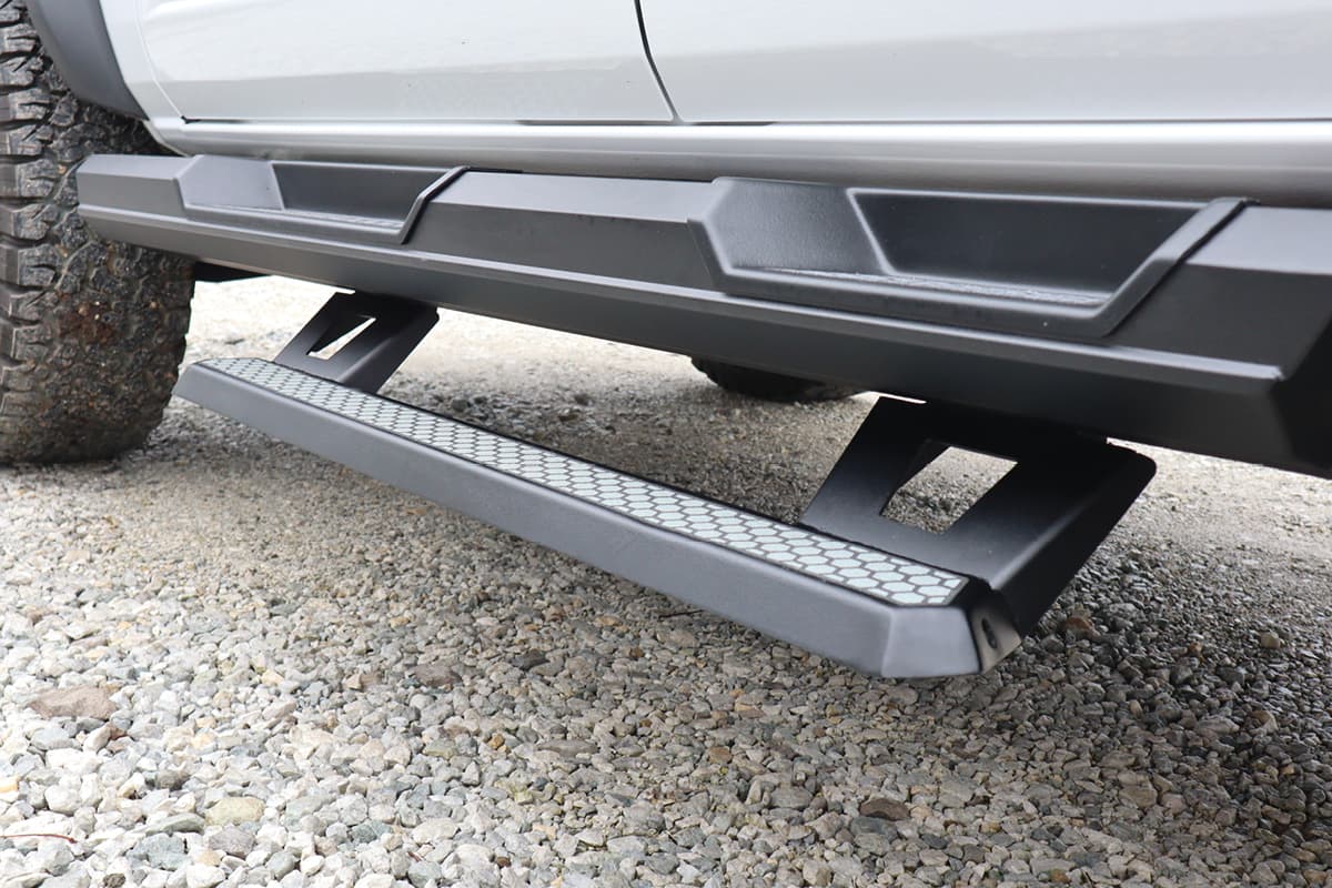 Armor Lite Rocksliders Long Drop Steps (pair) (Black Powder Coated) product image
