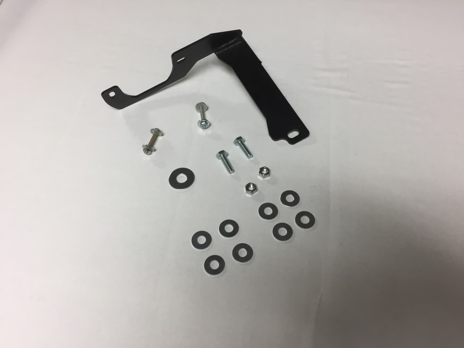 2012-2017 Jeep JK Vacuum Pump Relocation Bracket (for Signature Series Front Bumpers) (Black Powder Coated) product image