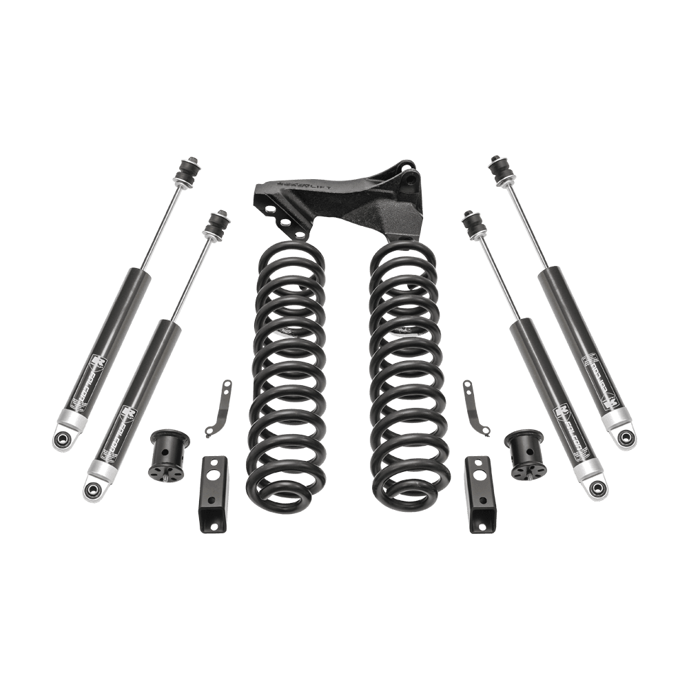 ReadyLift 2.5 Coil Spring Front Lift Kit W/Falcon 1.1 Monotube Shocks Front/Rear - Ford Super Duty Diesel 4WD 2011-2016