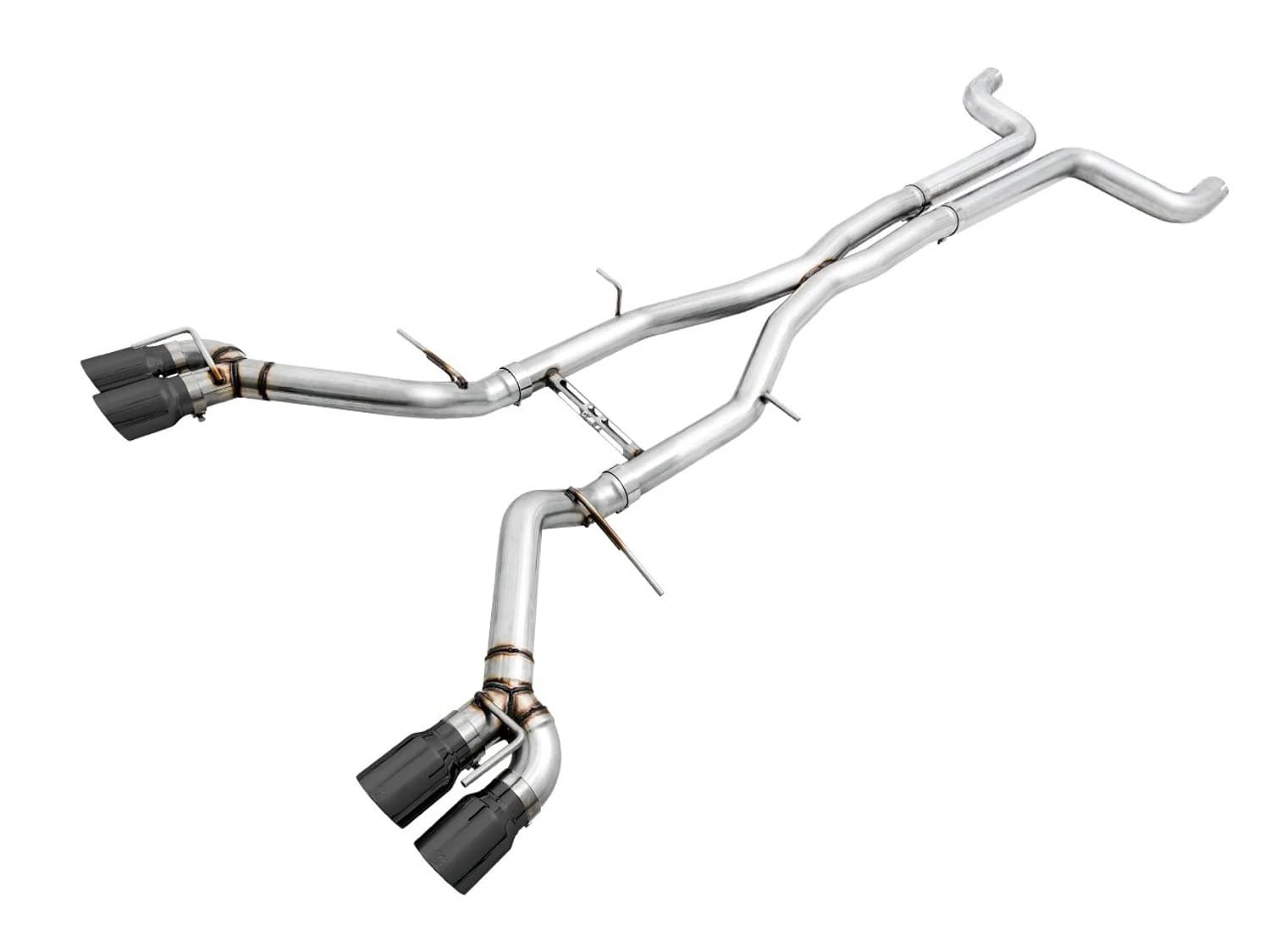 AWE Track Edition Cat-back Exhaust for Gen6 Camaro SS / ZL1 / LT1 - Non-Resonated - Diamond Black Tips (Quad Outlet) product image