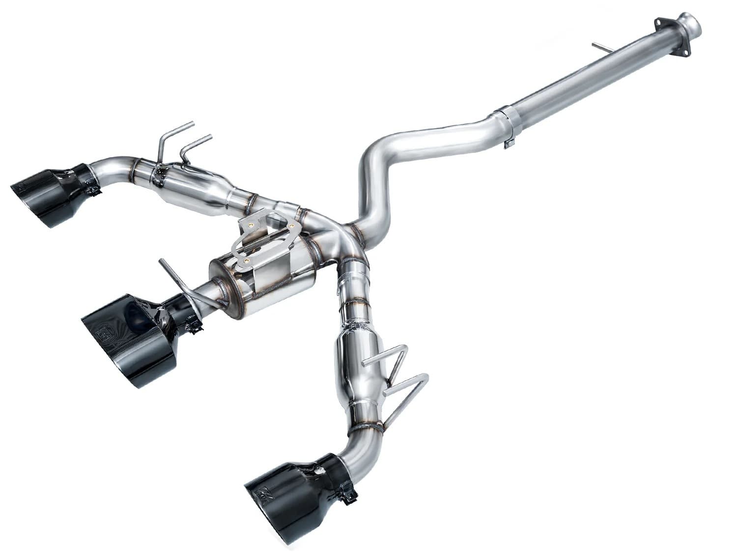 AWE Track Edition Exhaust for GR Corolla - Diamond Black Tips product image