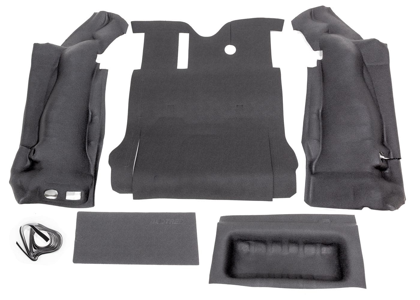 0710 Wrangler JK Unlimited 5pc Composite Cargo/Rear Kit Gray Bedtred W/Tailgate And Tubliner product image