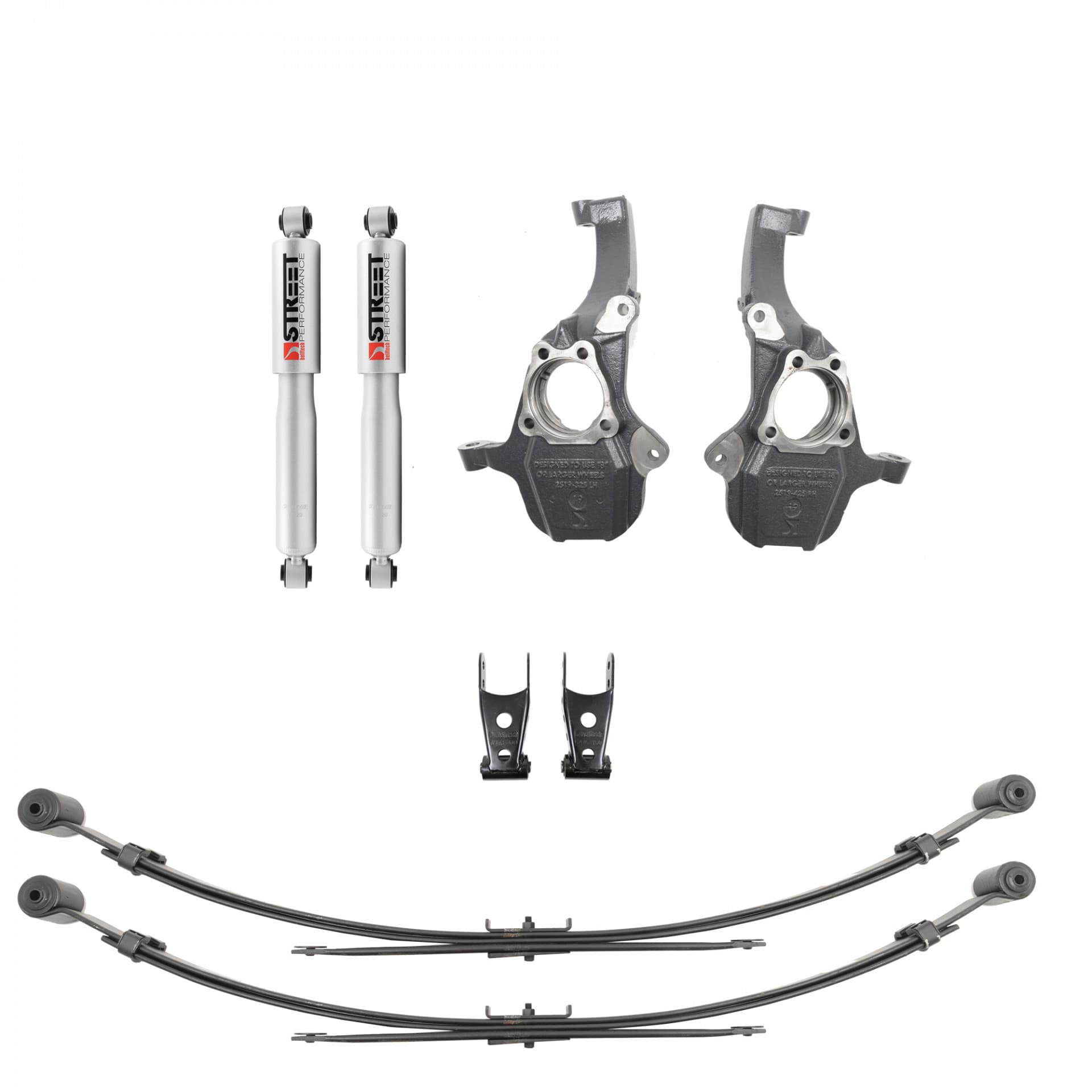 Belltech Lowering Kit 2in Front/ 4in Rear 19- GM P/U 1500
