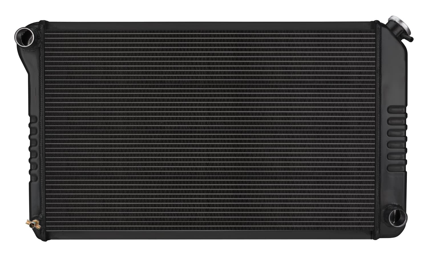 COLD-CASE Radiators 66-67 GTO Without AC Manual Aluminum Radiator Black Night Rider Series Cold Case Radiators