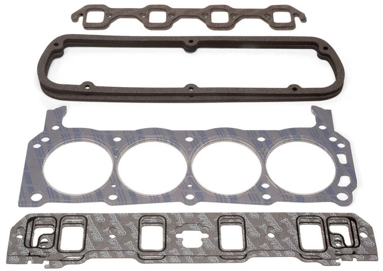 Edelbrock Edelbrock 7364 Engine Gasket Set (Head / Inake / Exhaust / Valve Cover) for Ford