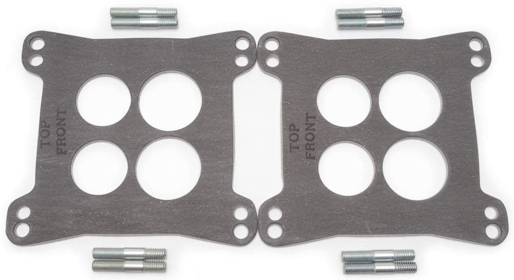 Edelbrock Edelbrock 9267 Heat Insulator Gaskets for Edelbrock Dual-Quad Manifolds - 0.125 Thick (Qty 2)