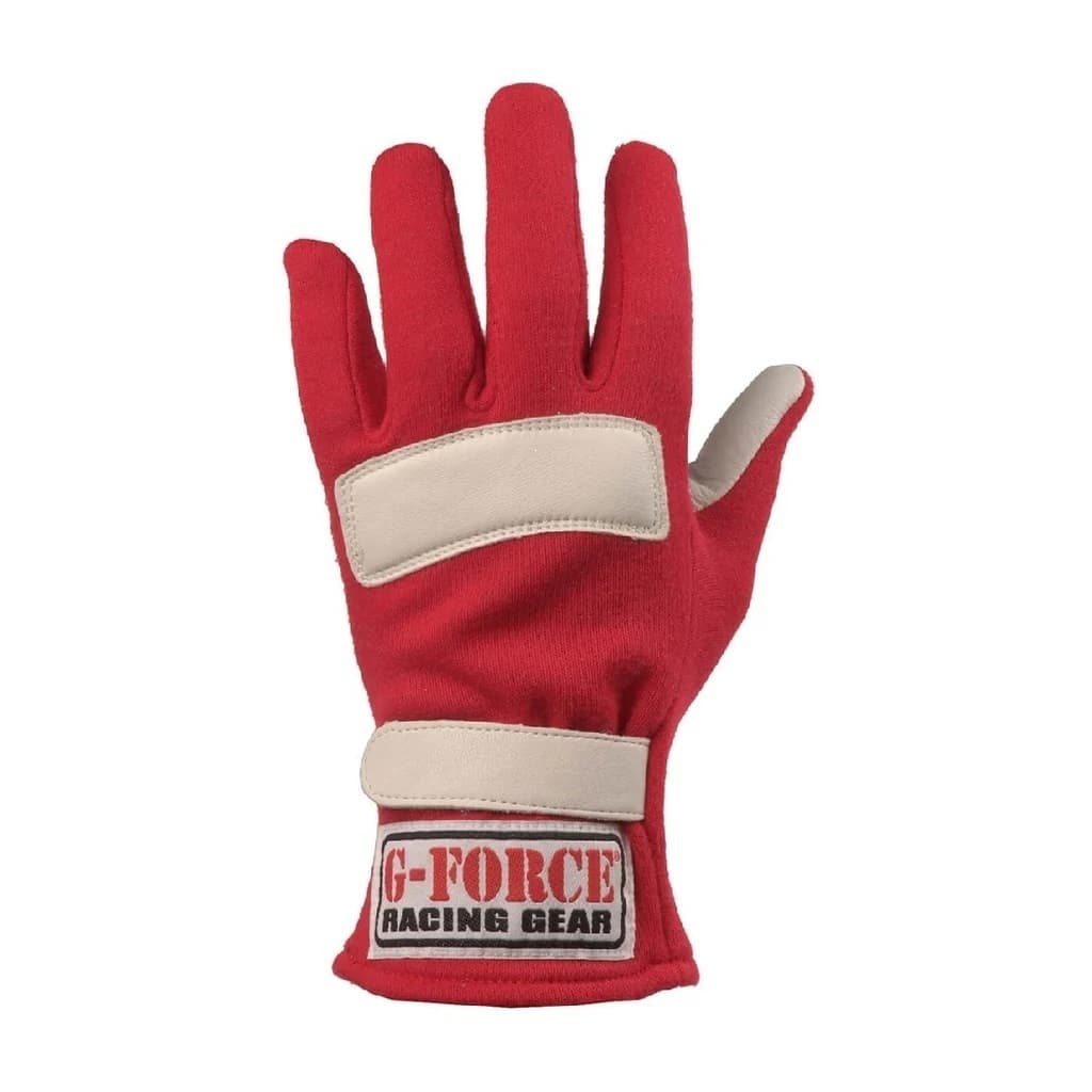 G-FORCE Racing Gear G5 Racing Gloves Medium Red