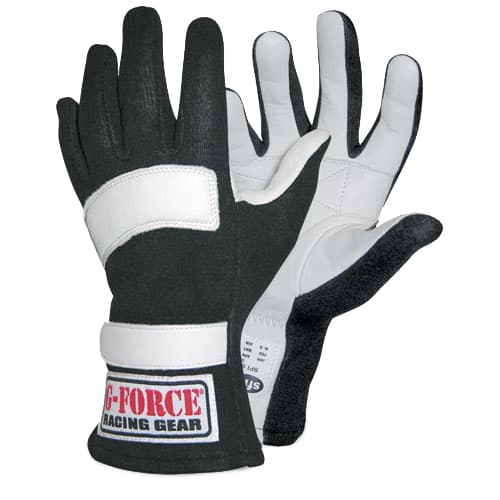G-FORCE Racing Gear GF5 Racing Gloves X- Small Black