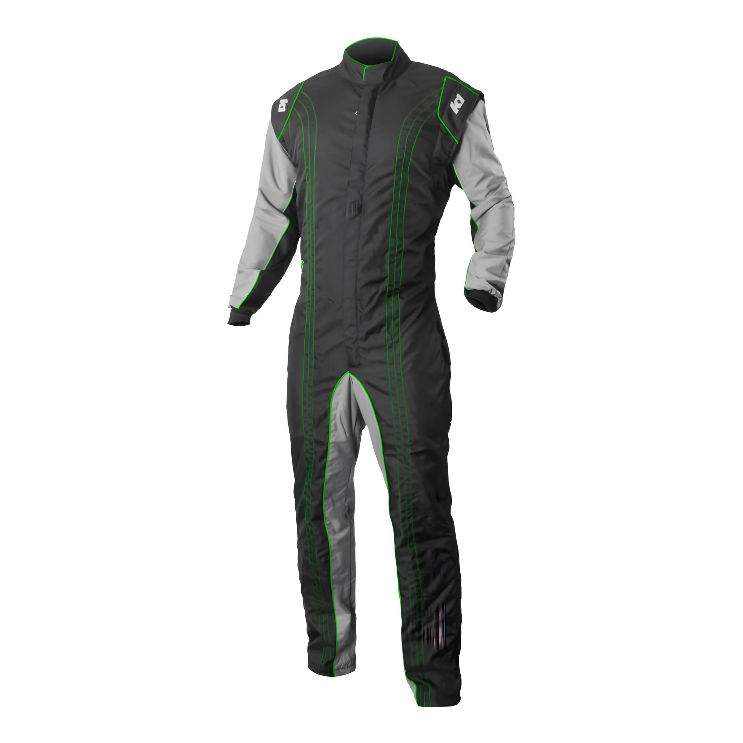 K1 RaceGear Suit Karting GK2 Youth 5X-Small Black/Green