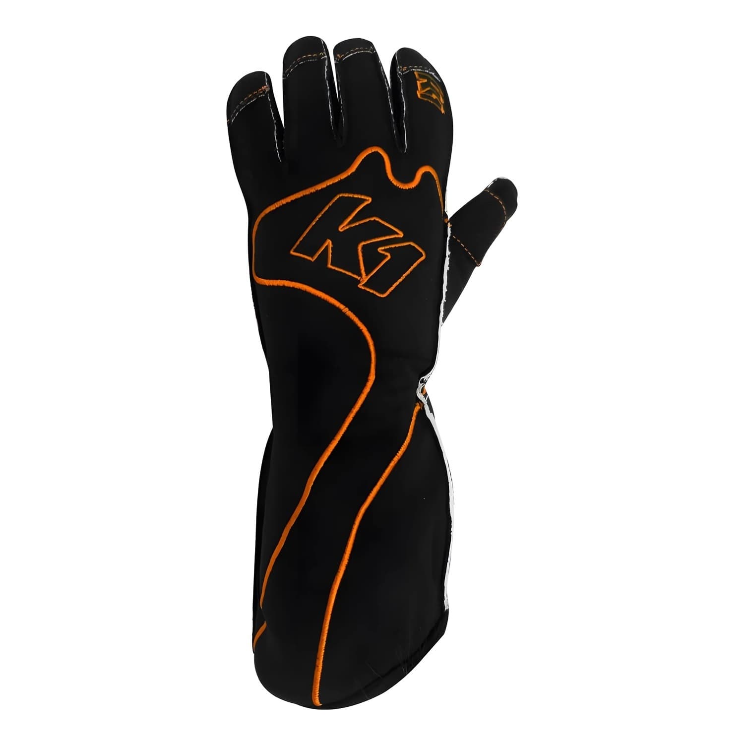 K1 RaceGear Gloves Karting Adult RS1 X-Large Black/Orange