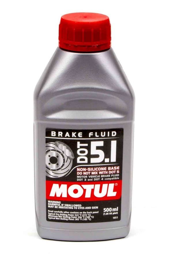 Motul DOT 5.1 Synthetic Brake Fluid, 1/2L (500mls) product image