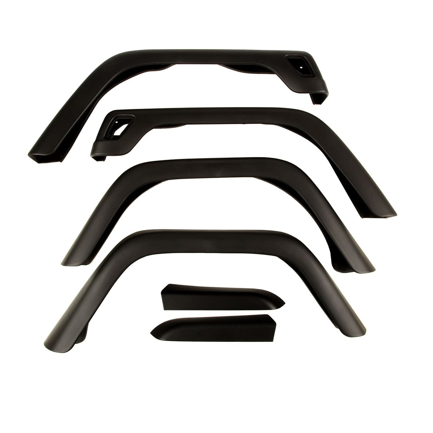 Fender Flare Kit 7inch Wide Rugged Ridge For 9706 Jeep Wrangler (Six Piece k product image