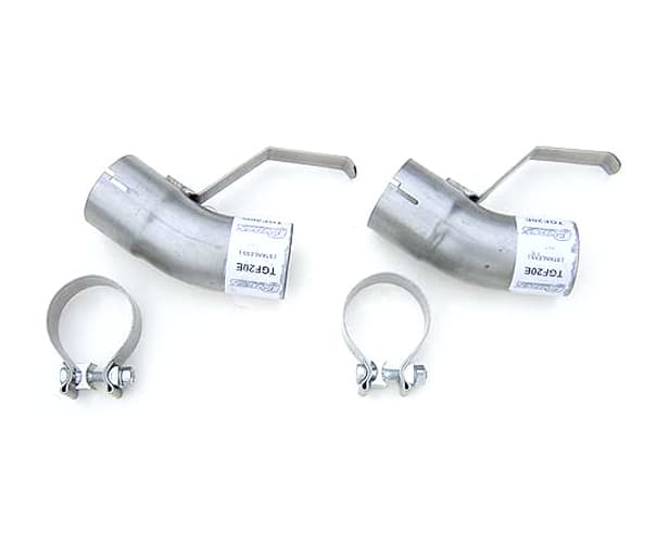 Pypes Performance exhaust 1976-1981 Trans Am Tailpipe Splitter Adapters (For Transverse Muffler Systems Only) 409 Stainless Pypes Performance Exhaust