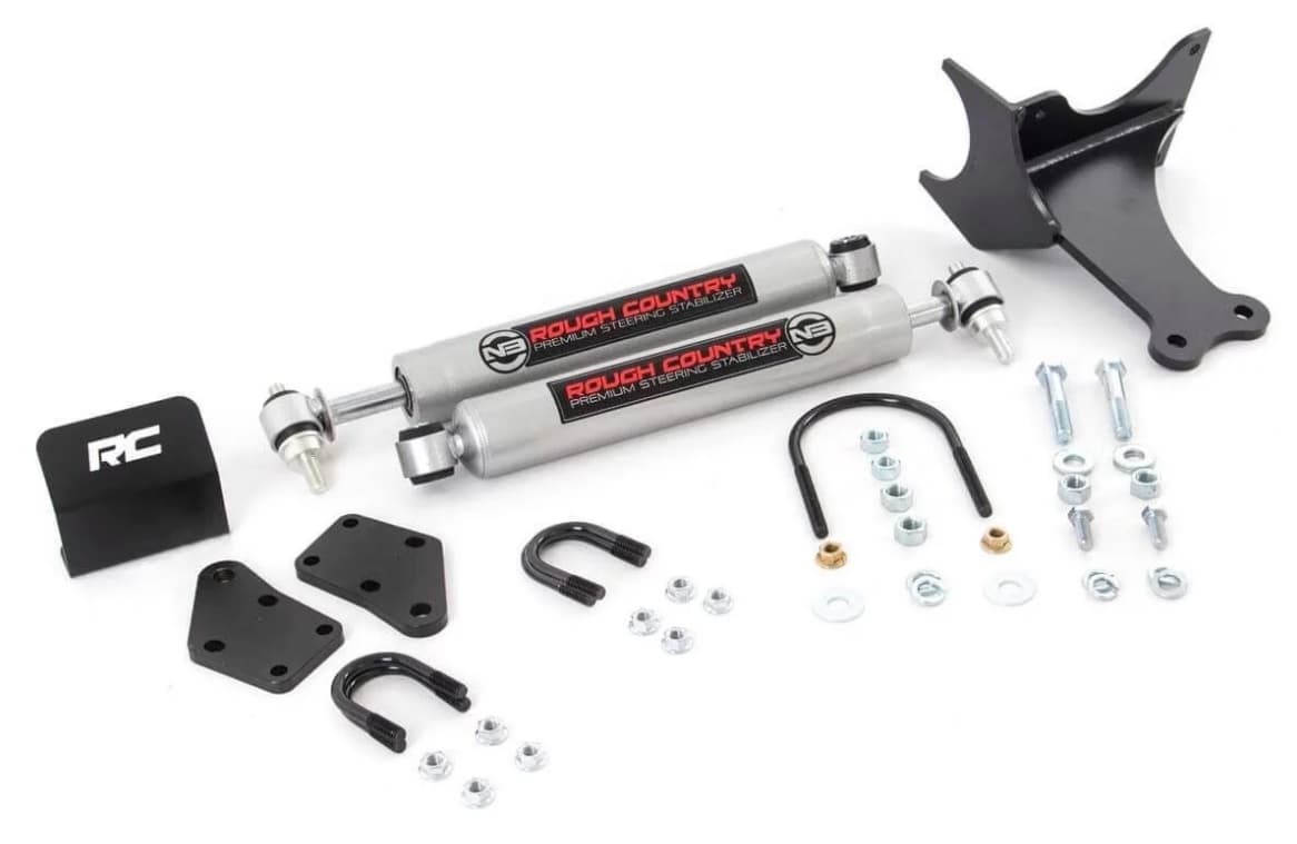 Rough Country Ford Dual N3 Steering Stabilizer 05-18 F-250350
