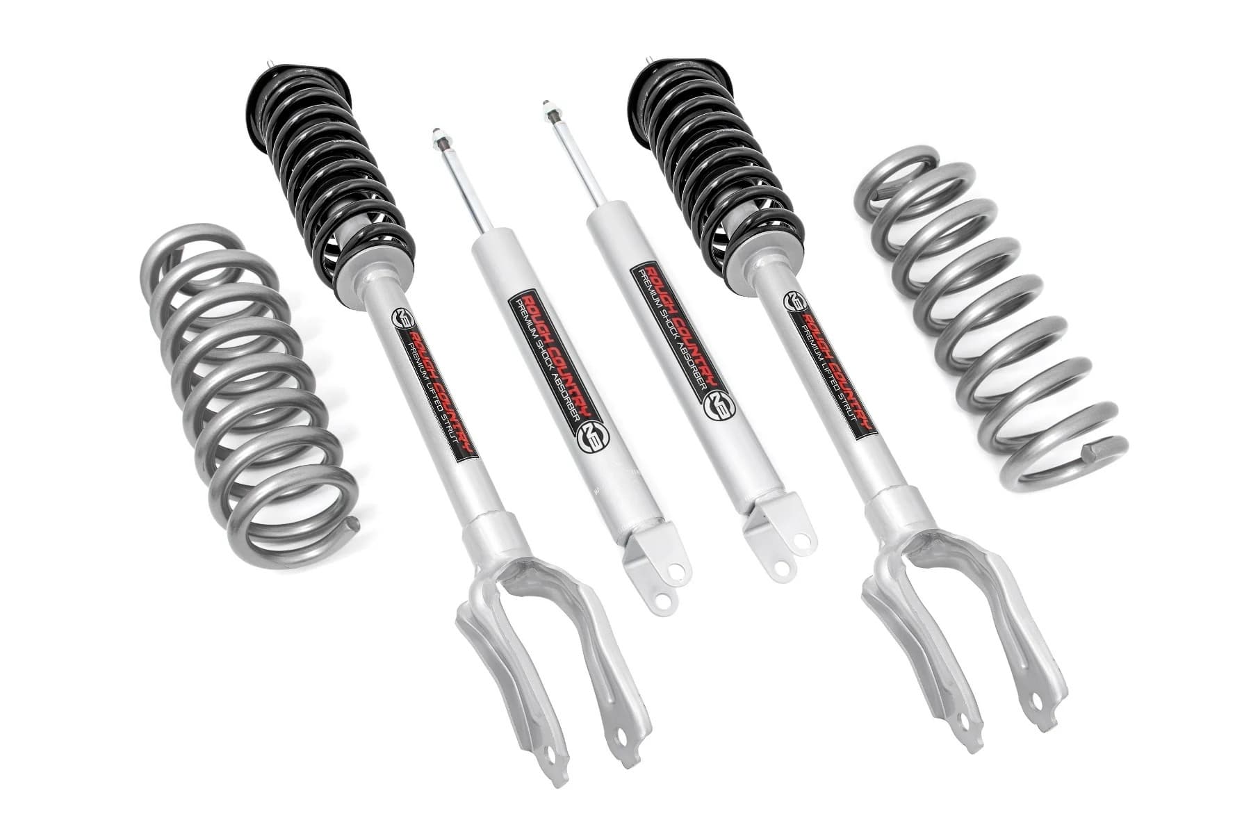 Rough Country Jeep 2.5in Coil Spring Lift Kit 11-15 Grand Cherokee WK2