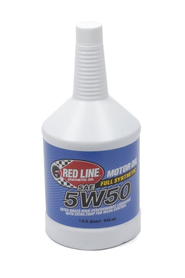 Red Line Oil 5W50 Synthetic Motor Oil 1 Quart Red Line Oil