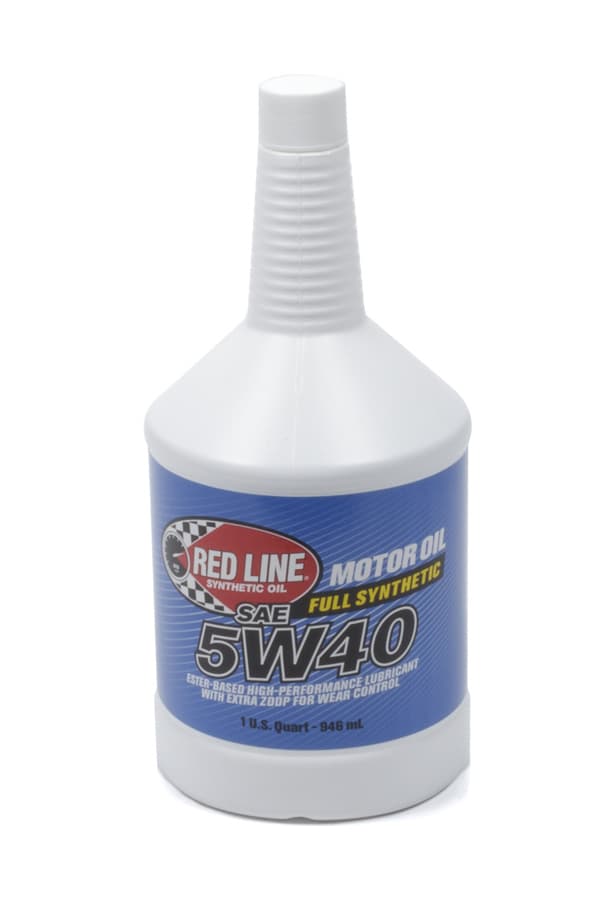 Red Line Oil 5W40 Synthetic Motor Oil 1 Quart Red Line Oil