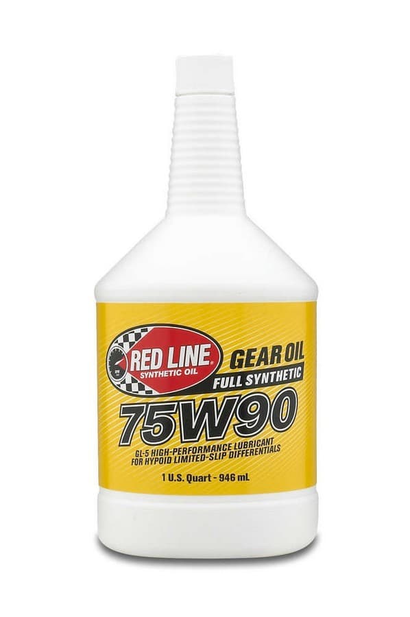 75W90 Gear Oil Synthetic GL-5 Differential Gear Oil 1 Quart Red Line Oil product image