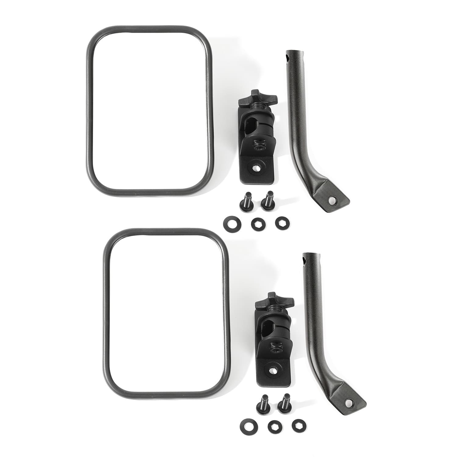 Rugged Ridge Stubby Trail Mirror Pair for Jeep Wrangler TJ/LJ/JK product image