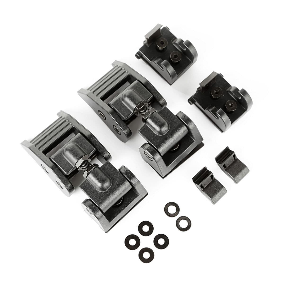 Hood Catches Textured Bl ack 07-18 Jeep Wrangler product image