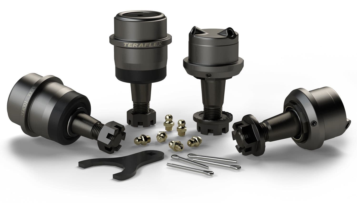 Ball Joint HD Dana 44/30 Pair of Upper And Lower For JK Wrangler Without Knurl product image