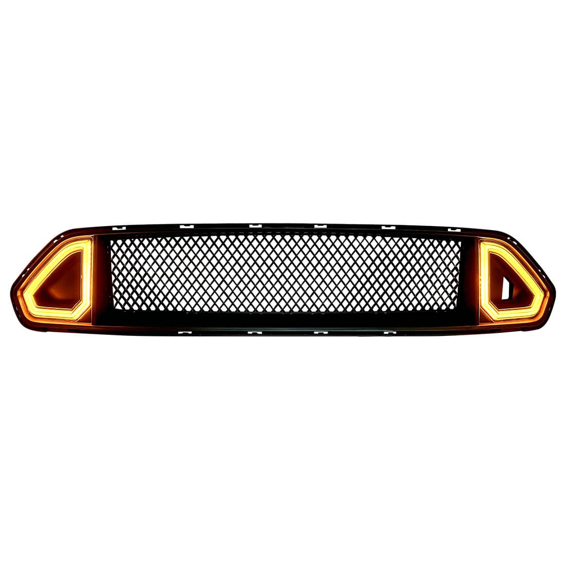 Front Mesh Upper Grille W/ LED DRL Turn Signal Light For 2018-2021 Ford Mustang| In Stock On Apr 15 product image