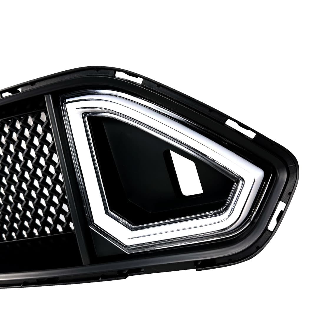 Front Mesh Upper Grille W/ LED DRL Turn Signal Light For 2018-2021 Ford Mustang| In Stock On Apr 15 product image