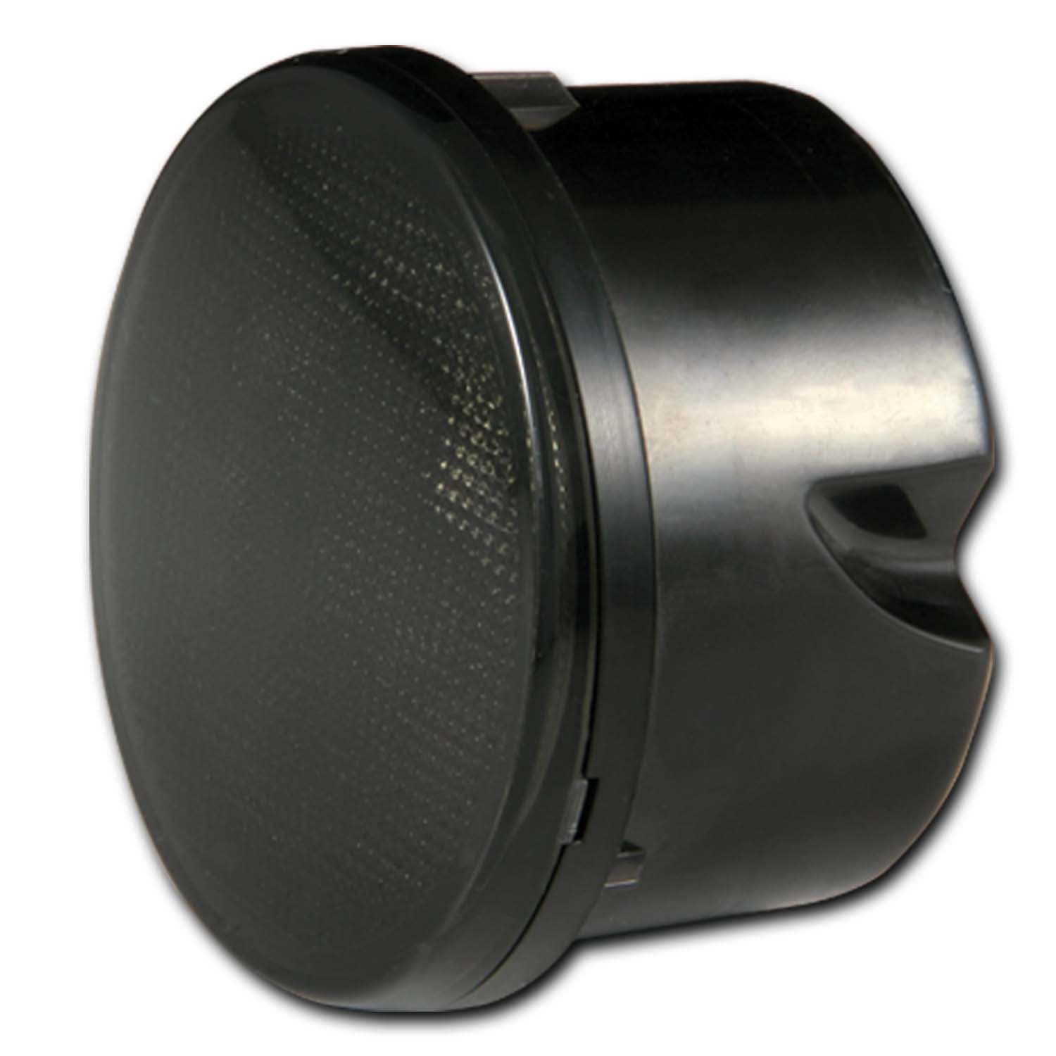 Turn Signal Light; Fits In Front Bumper; LED; Smoke Lens; Amber; Pair; product image