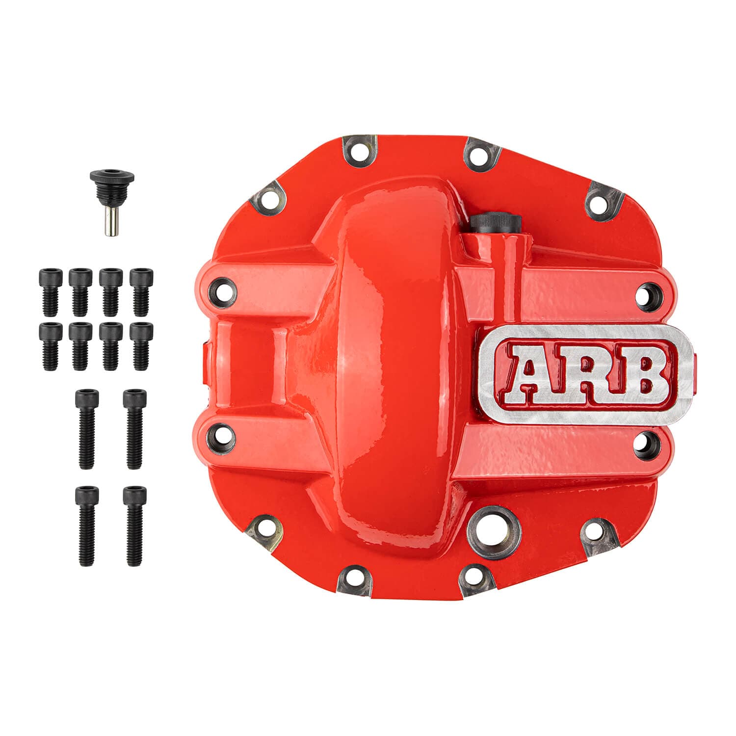 ARB Rear Dana 35 M200 Diff Cover - Red - JL product image