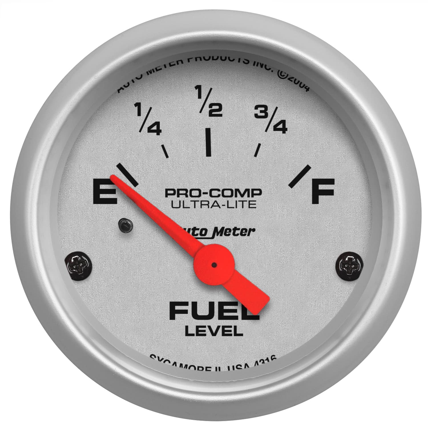 Gauge, Fuel Level, 2 1/16", 240OE to 33OF, Elec, Ultra-Lite product image