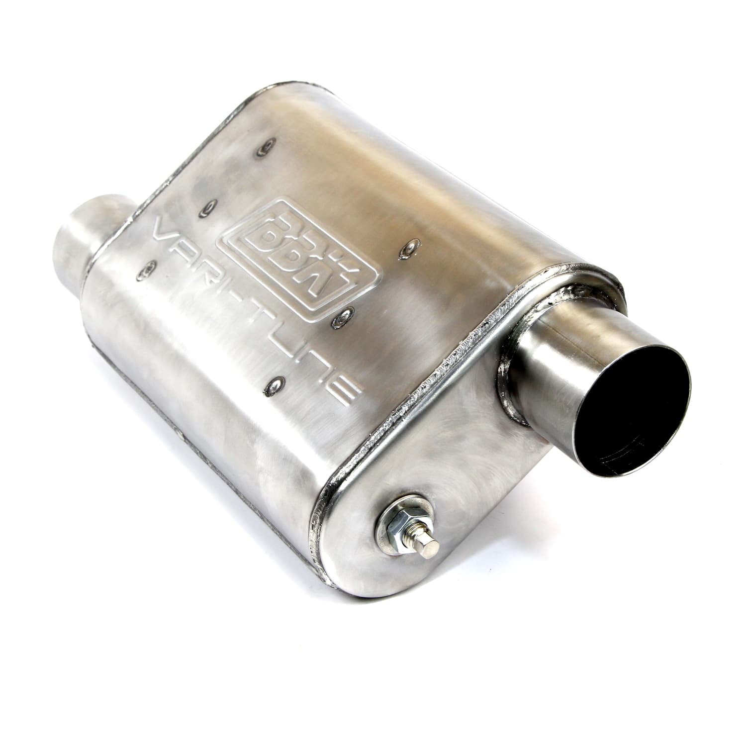 BBK Performance Parts 31025 UNIVERSAL 2-3/4 VARITUNE ADJUSTABLE MUFFLER DOUBLE OFFSET (439 STAINLESS) product image
