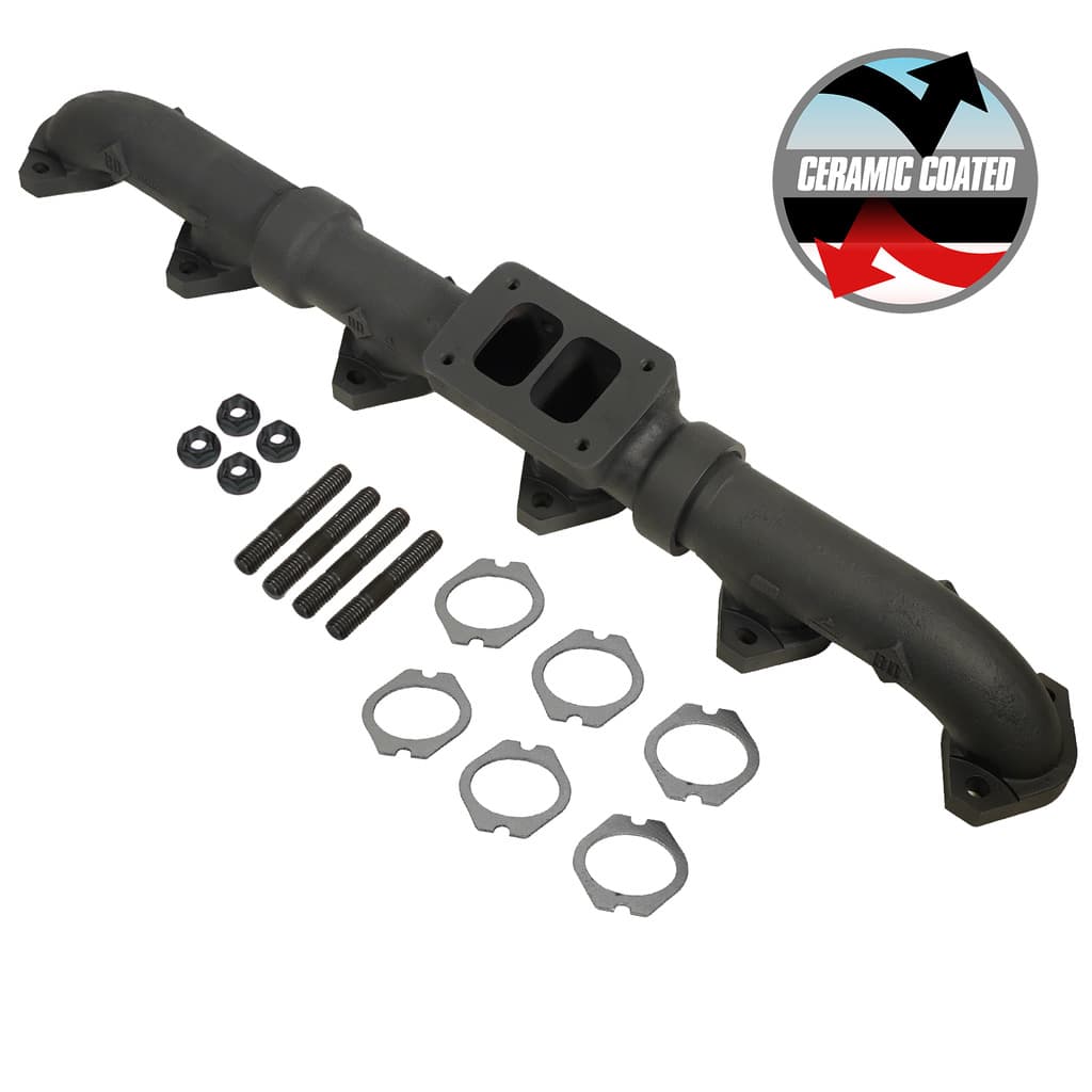 BD Diesel BD Diesel 1048002 CAT T6 CERAMIC COATED EXHAUST MANIFOLD/CAT 3406E 93-98/C15 NON-ACERT 99-03