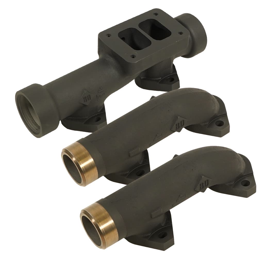 BD Diesel 1048002 CAT T6 CERAMIC COATED EXHAUST MANIFOLD/CAT 3406E 93-98/C15 NON-ACERT 99-03 product image