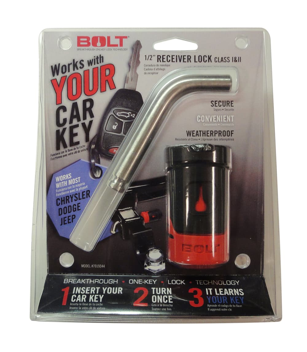 (Clamshell)9014 Chrysler/Dodge/Jeep Vehicles 1/2in Class I/Ii Receiver Lock product image