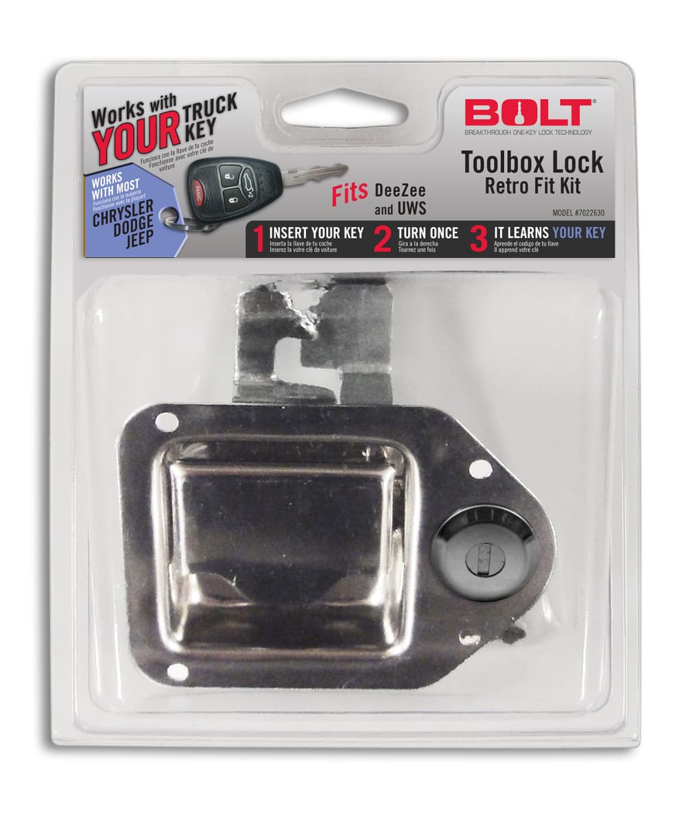 (Clamshell)9014 Chrysler/Dodge/Jeep Vehicles Tool Box Latch Retro Fit Kit product image
