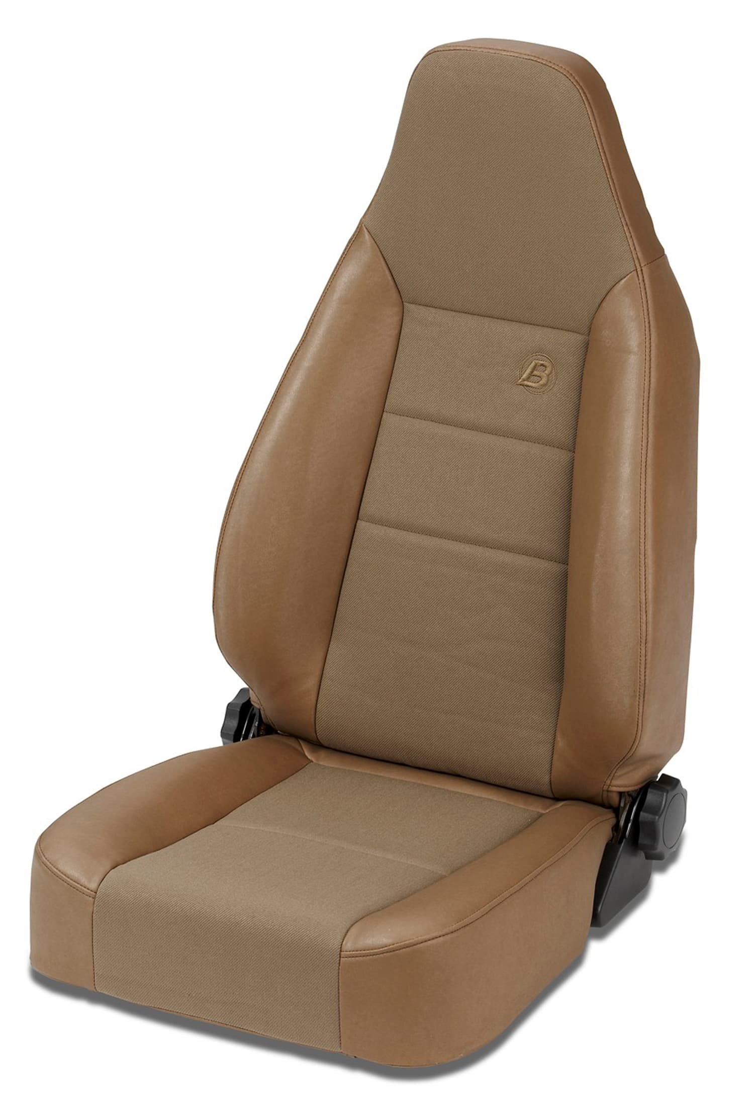 Jeep Bucket Seats Trailmax II Sport Front High Back Bucket Seat For Jeep 1976-1986 CJ7 Center Fabric Insert Spice Bestop product image