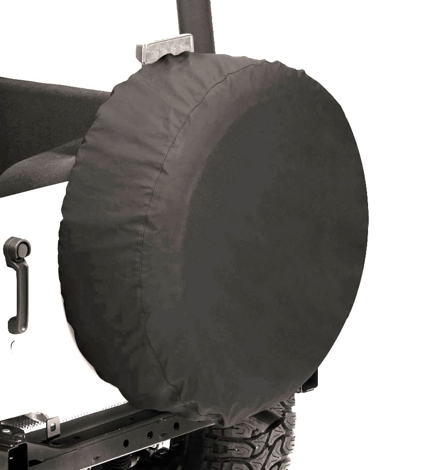 Spare Tire Covers Size 31 Inch x 11 Inch Premium Fabric Black Denim Bestop product image